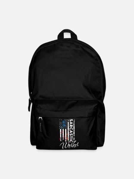Sarkastischer Arbeiter - Rucksack - Schwarz