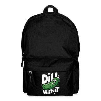 Cucumber Pickle Pickle Food Dill - Backpack - black - Front