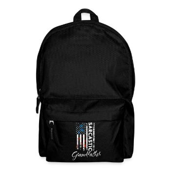 Sarkastischer Grossvater - Rucksack - Schwarz - Vorne