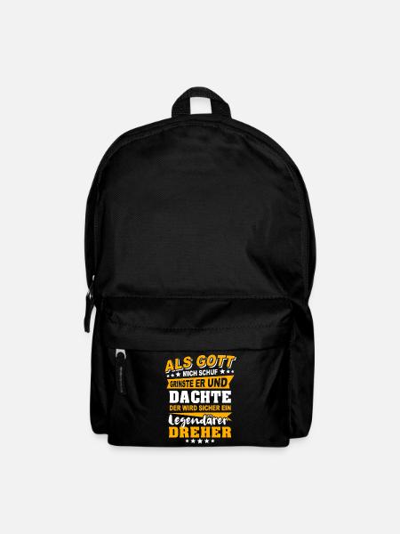Dreher Sprüche - Rucksack - Schwarz