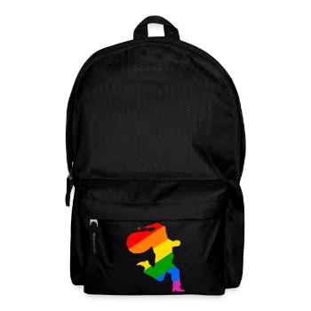 Rainbow Santa Claus - Backpack - black - Front