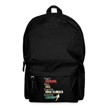 Papa grimpeur - Sac à dos - noir - Devant
