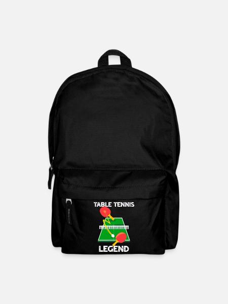 Table Tennis Legende - Rucksack - Schwarz