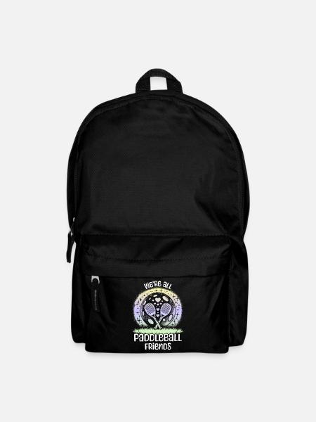 Paddleball Sprüche - Rucksack - Schwarz