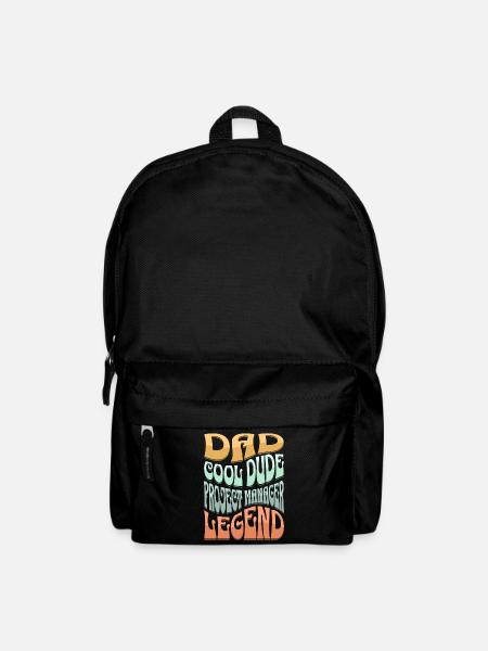 Papa Projektmanager - Rucksack - Schwarz