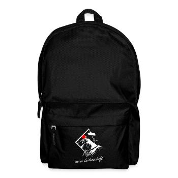Jakobsweg Pilgern ist meine Leidenschaft Pilger - Rucksack - Schwarz - Vorne