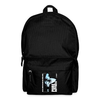 Surf Wakeboard Hobby Beau dicton surfeur - Sac à dos - noir - Devant