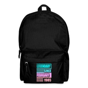 40th birthday Legendary since February 1985 Birth - Backpack - black - Front