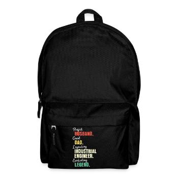 iIndustrial Engineer Dad - Backpack - black - Front