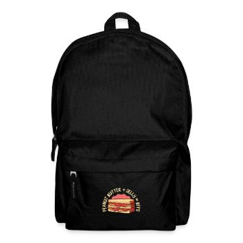 Beste Freunde - Peanut Butter and Jelly Sandwich - Rucksack - Schwarz - Vorne