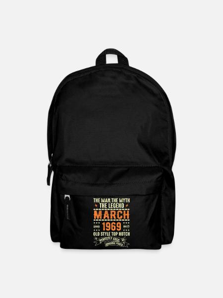 März 1969 Geburtstagsgeschenk Vintage März 1969 - Rucksack - Schwarz