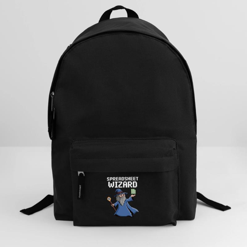 Spreadsheet Wizard Funny Controller Accountant Backpack