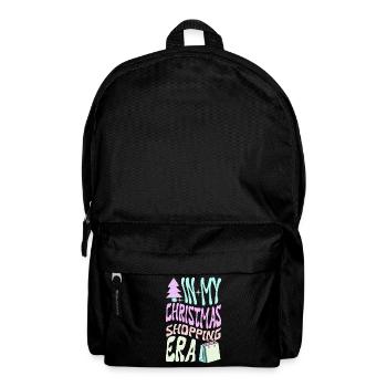 Le dicton de Noël à l’époque de mes achats de Noël - Sac à dos - noir - Devant
