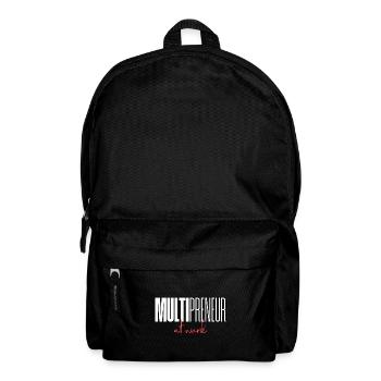 Mulitpreneur at work - Rucksack - Schwarz - Vorne