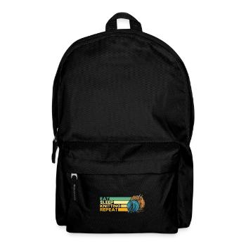 Stricken Stricken Stricken Liebhaber Geschenk - Rucksack - Schwarz - Vorne
