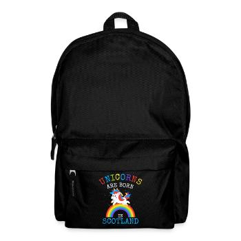 Einhörner werden in Schottland geboren.Scottish Unicorn Kid - Rucksack - Schwarz - Vorne