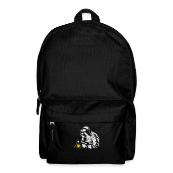 Soudeur au travail - cadeau de travailleur de soudure de fer drôle - Sac à dos - noir - Devant