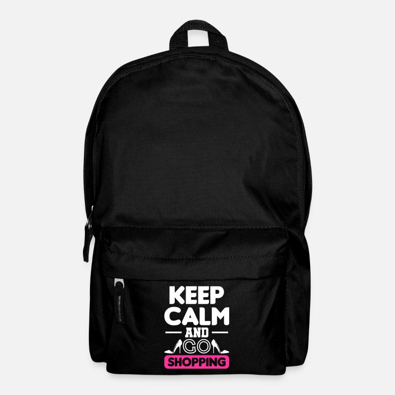 Shopping shopping gift shopping - Backpack - black