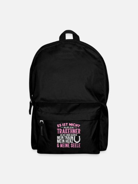Trakehner Pferdebesitzer Pferde Reiter Geschenk - Rucksack - Schwarz