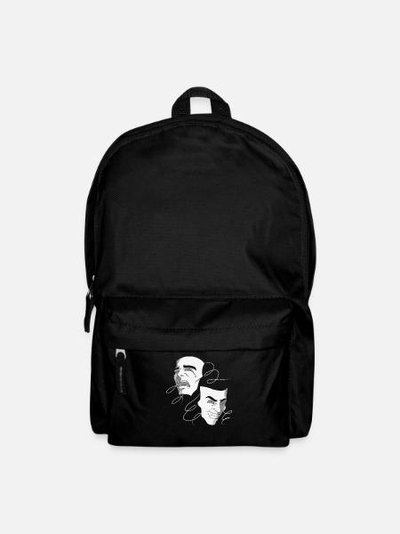 Die Masken Von Komödie Und Tragödie - Theater - Rucksack - Schwarz