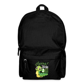 2 Geburtstag Kinder Raupe 2 Jahre - Rucksack - Schwarz - Vorne