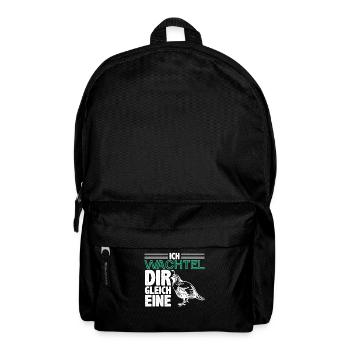 Wachtel - Rucksack - Schwarz - Vorne