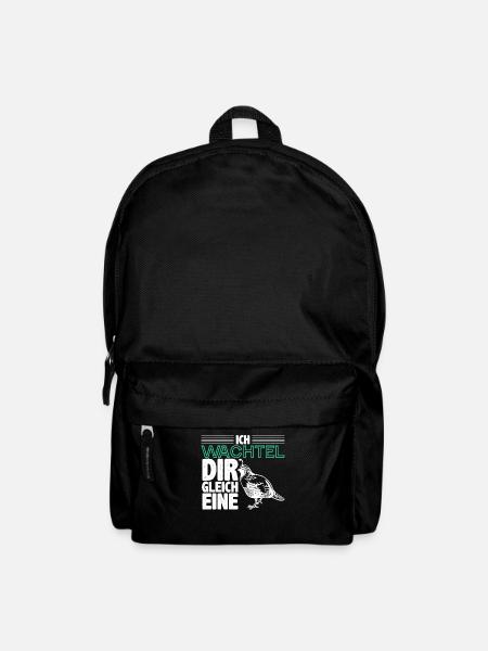 Wachtel - Rucksack - Schwarz