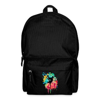 Breakdance Bboy Bgirl HipHop - Rucksack - Schwarz - Vorne