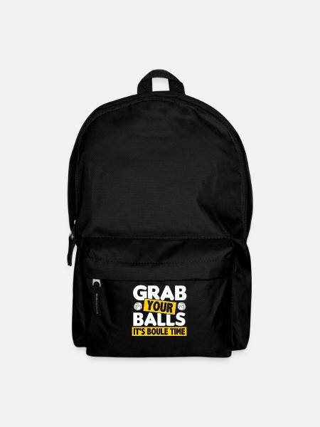 Boule Petanque Boccia Boules - Backpack - black
