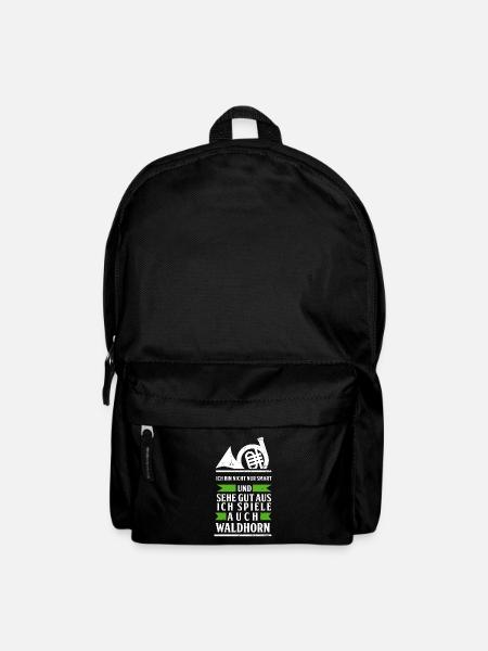 Halben Waldhorn - Waldhorn - Rucksack - Schwarz