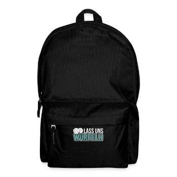 Würfel Brettspiel Brettspiele Nerd Geek Geschenk - Rucksack - Schwarz - Vorne