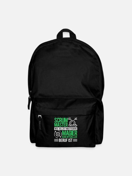 Docker Scrum Master Software Coding Geschenk - Rucksack - Schwarz
