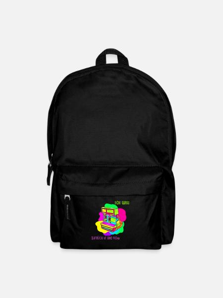 90er jahre - Rucksack - Schwarz