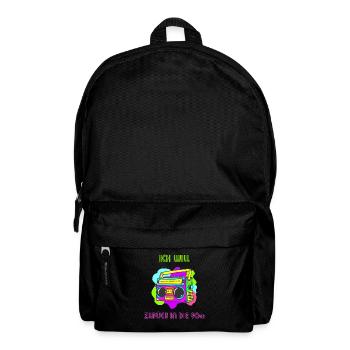 90er jahre - Rucksack - Schwarz - Vorne