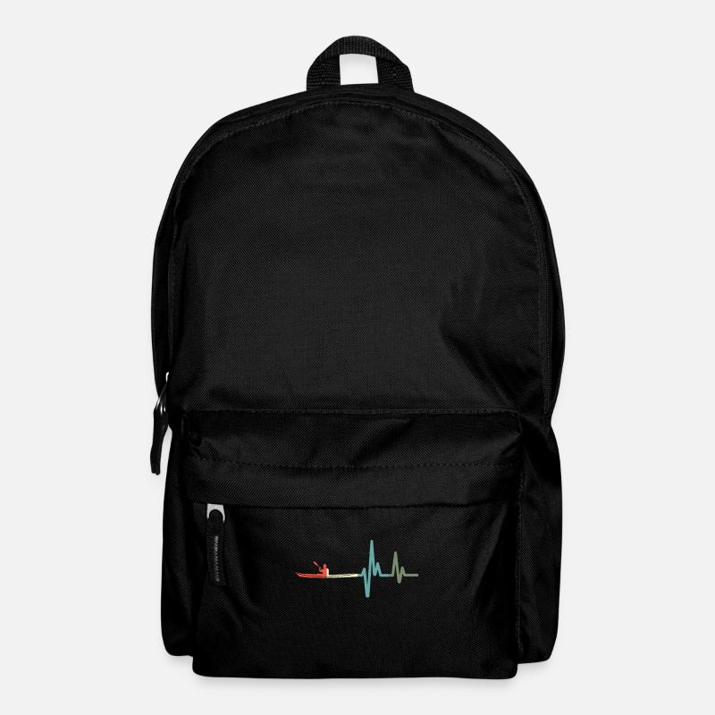 Heartbeat canoe kayak - Backpack - black
