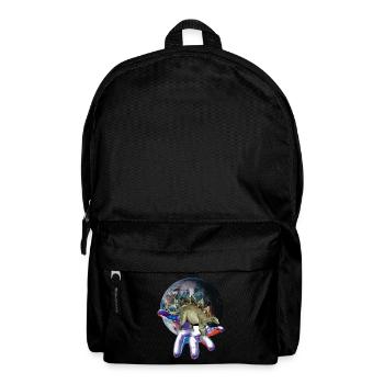 Stegosaurus - Rucksack - Schwarz - Vorne