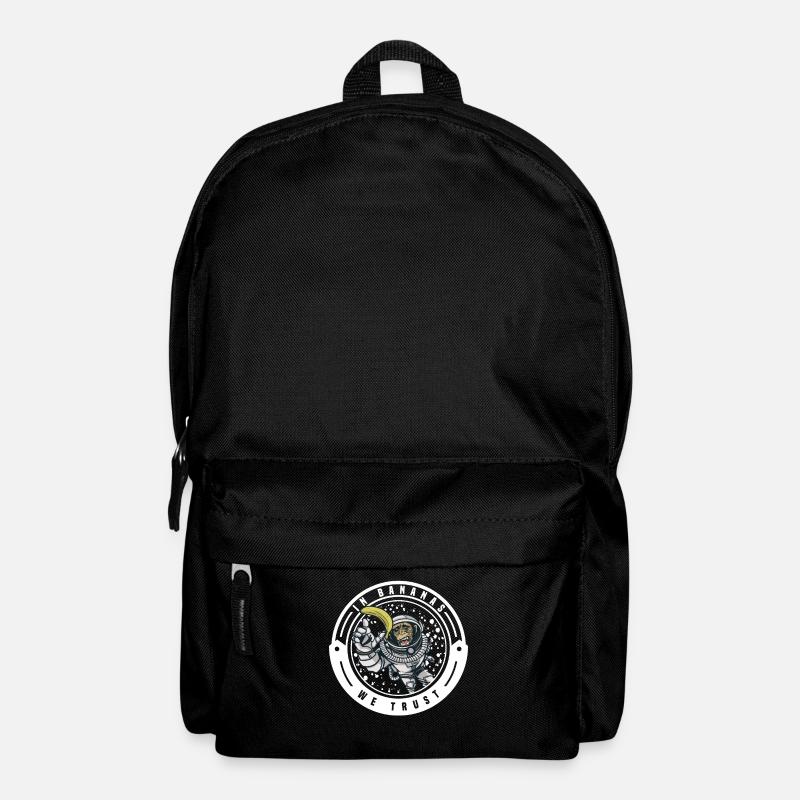 Singes Chimpanzés Singes Singes Banane Singe - Sac à dos - noir