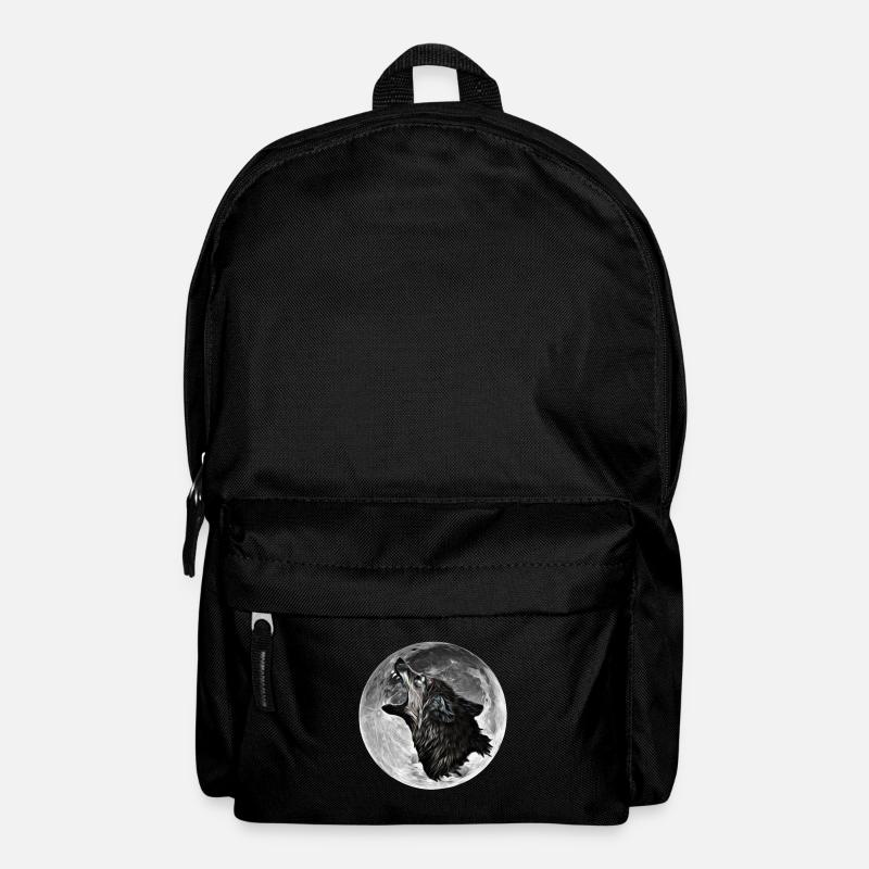 Wolf - Rucksack - Schwarz