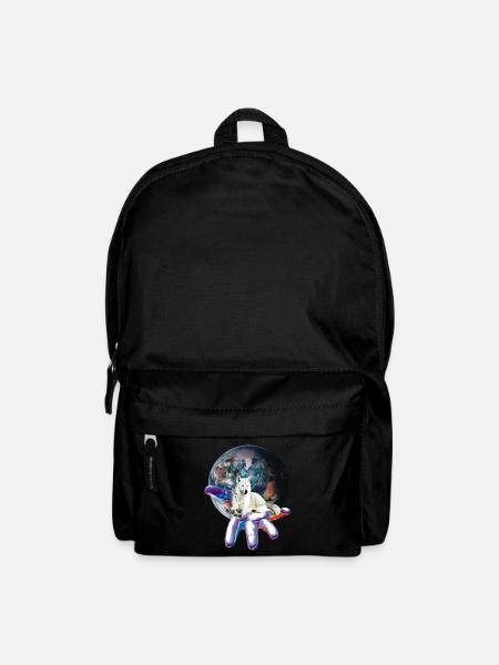 Wolf - Rucksack - Schwarz