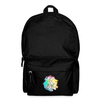 Axolotl - Rucksack - Schwarz - Vorne