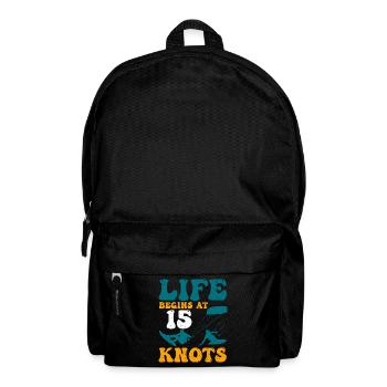 Kitesurf cadeau Kiteboarding Kitesurfer Gesche - Sac à dos - noir - Devant