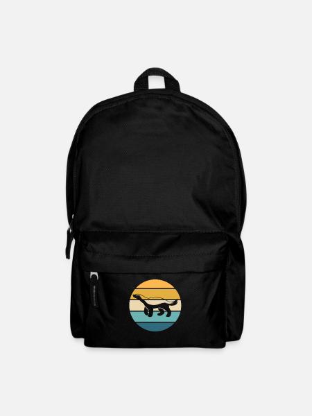 Retro Honey Badger Vintage Honey Badger - Backpack - black