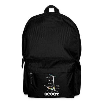 Stuntcooter Roller - Scooter im Detail - Rucksack - Schwarz - Vorne