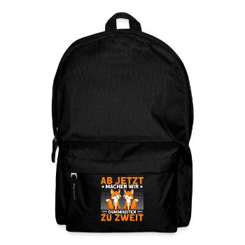 Kind Großer Bruder Fuchs Geschenk - Rucksack - Schwarz - Vorne