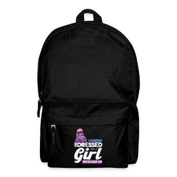 Crossdressing Anime Femboy - Backpack - black - Front