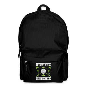 Golf Golfer Golfer Golfer Golf Course - Backpack - black - Front