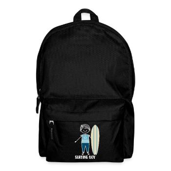 Surfen Wellenreiter Surfer - Rucksack - Schwarz - Vorne
