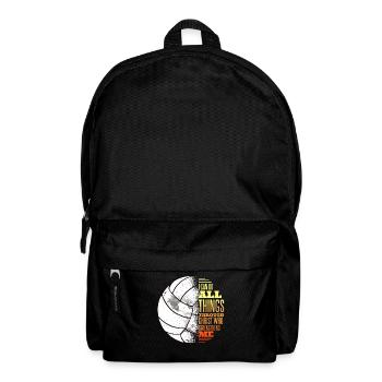 Volleyball And Jesus - Rucksack - Schwarz - Vorne