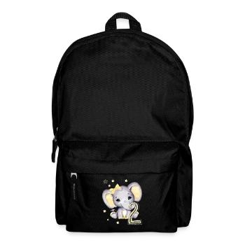 Kinder Geburtstagsgeschenk 2 Jahre Mädchen - Rucksack - Schwarz - Vorne