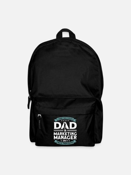 Digitales Marketing Marketing Marketing Manager - Rucksack - Schwarz